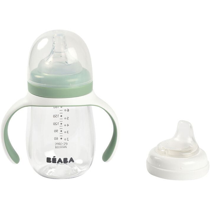 Beaba 2-in-1 Training Bottle 210ml (Assorted Colours)