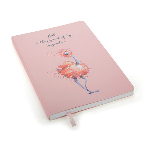 JellyCat Glad To Be Me Pink Note Book (lined)