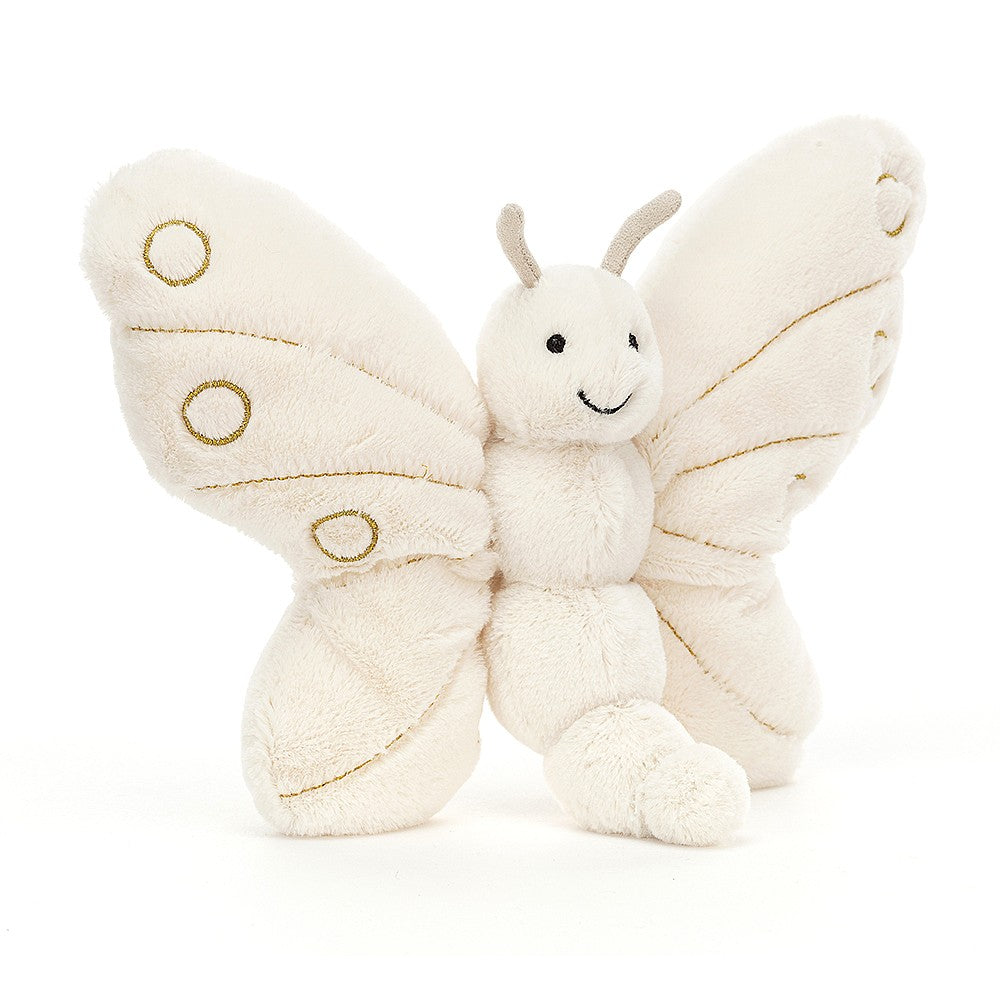 JellyCat Glistening Winter Butterfly - H17cm