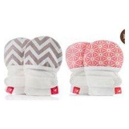 Goumikids Baby Mittens (Chevron + Geometric Pink) | Little Baby.