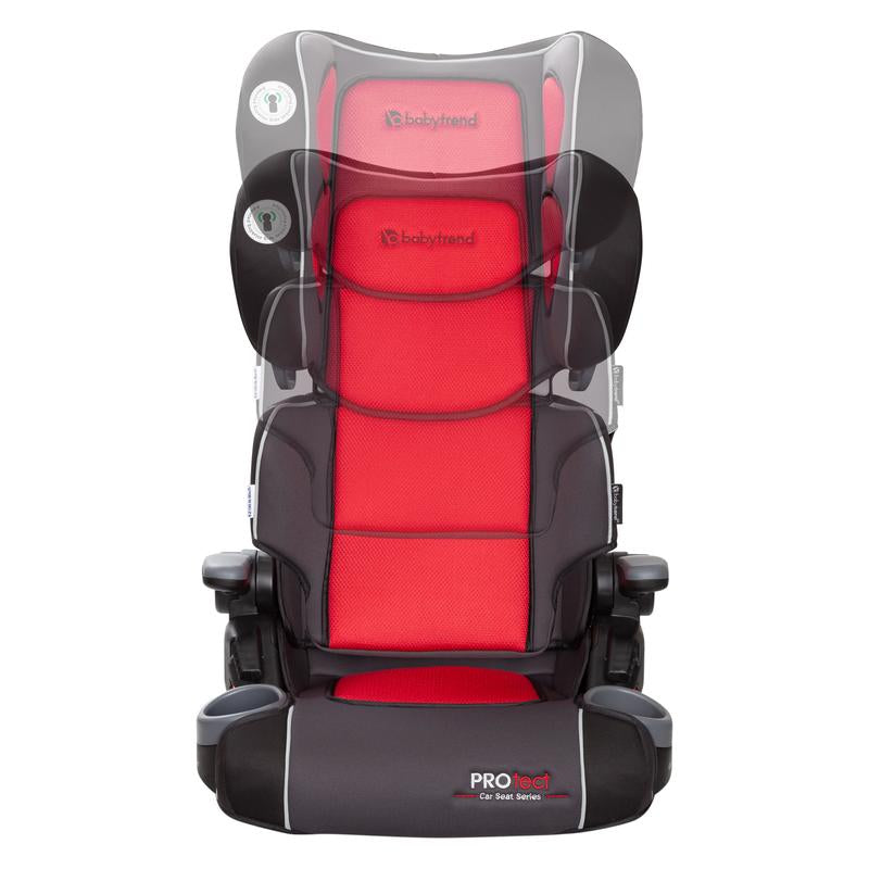 Baby Trend PROtect Car Seat Series Yumi 2-in-1 Folding Booster Seat - Mars Red | Little Baby.