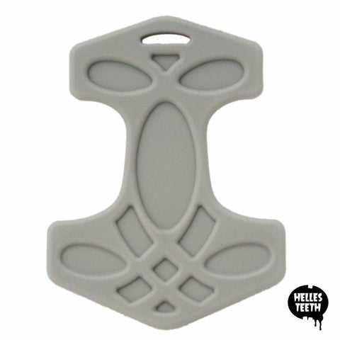 Helles Teeth Thor's Hammer Teether (Beard Grey) | Little Baby.