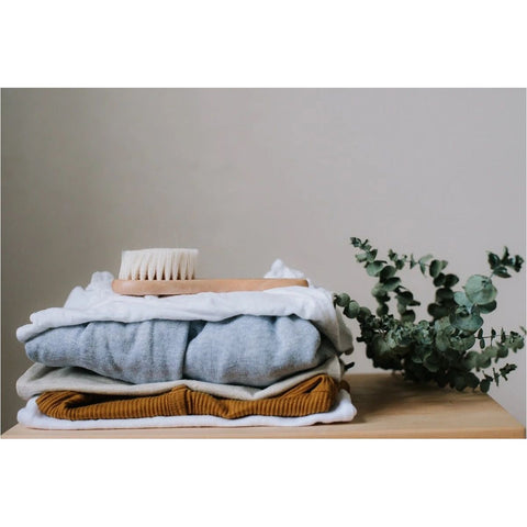 Haakaa Goat Wool Baby Hair Brush | Little Baby.