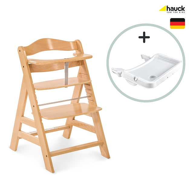 Hauck Alpha+ Deluxe: Highchair + Tray | Little Baby.