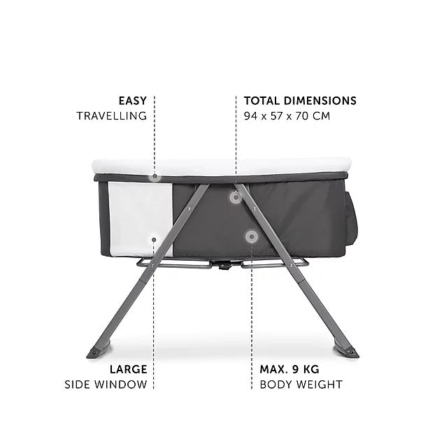 Hauck Dreamer Bedside Cot & Rocking Cradle | Little Baby.