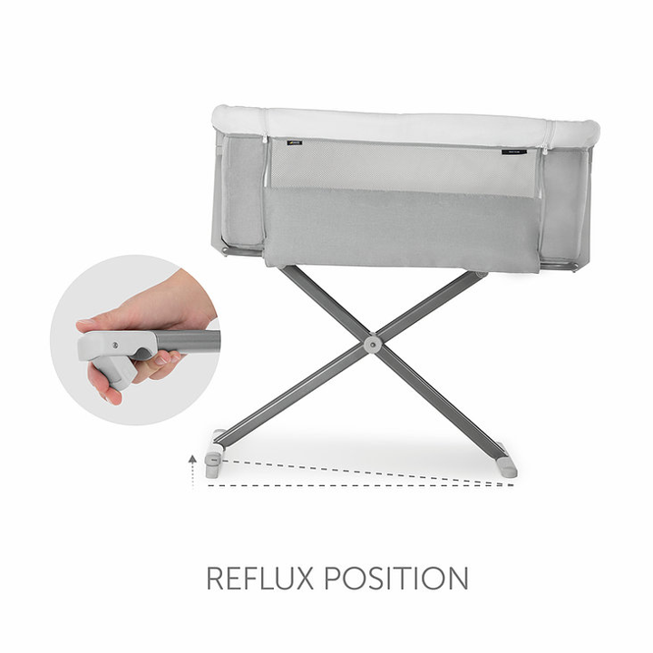 Hauck Face To Me Bedside Cot with Anti-Reflux Position & Adjustable Heights | Little Baby.