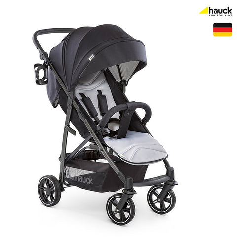 Hauck Rapid 4S Stroller (Black): Multi-Terrain, Travel System, One-Hand Fold | Little Baby.
