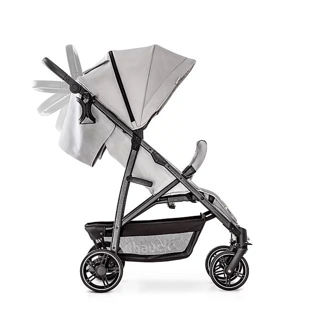 Hauck Rapid 4S Stroller (Lunar Stone): Multi-Terrain, Travel System, One-Hand Fold | Little Baby.