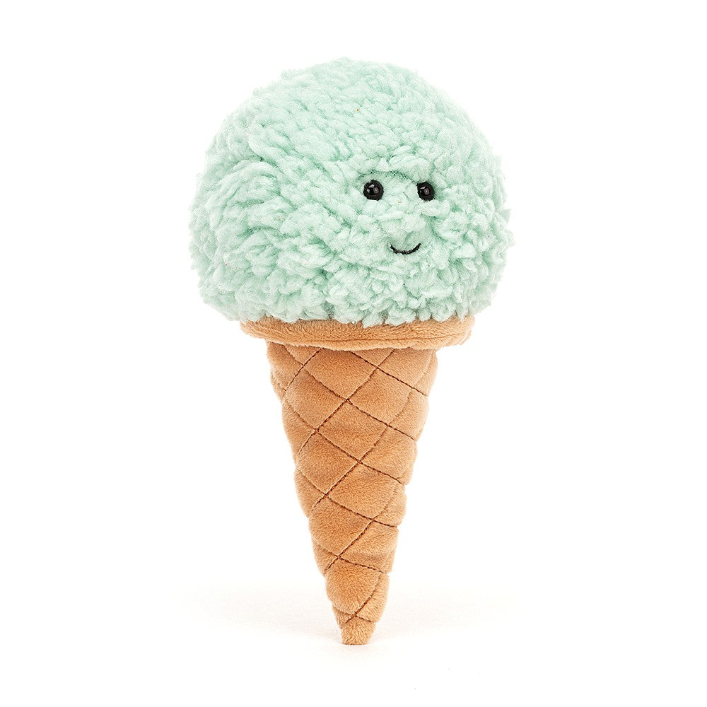 JellyCat Irresistible Ice Cream Mint - H18cm