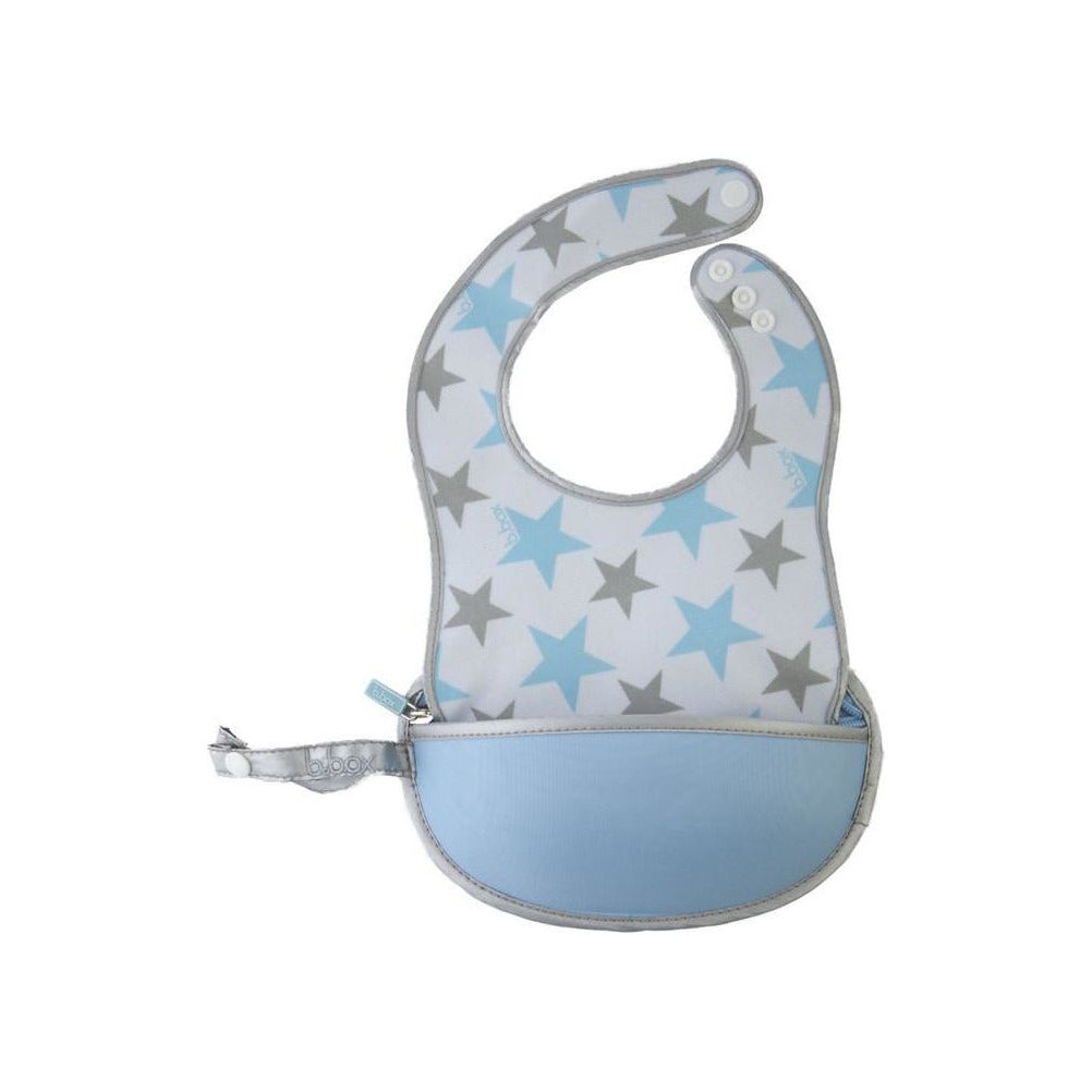 B.box Travel Bib w/ Baby Spoon (Shining Stars) | Little Baby.