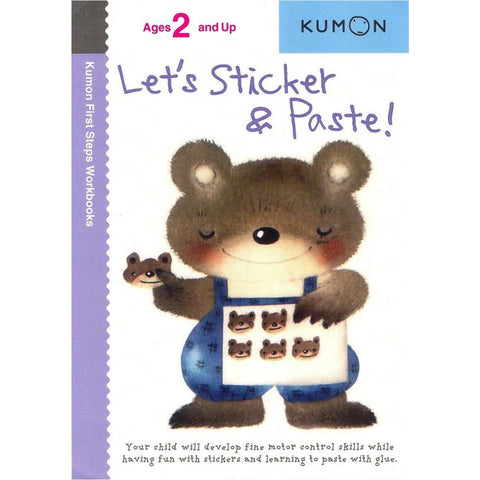 Kumon Books - Let’s Sticker & Paste! | Little Baby.