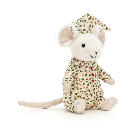 JellyCat Merry Mouse Bedtime - H18cm