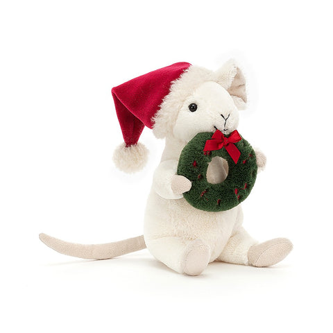 JellyCat Merry Mouse Wreath - H18cm