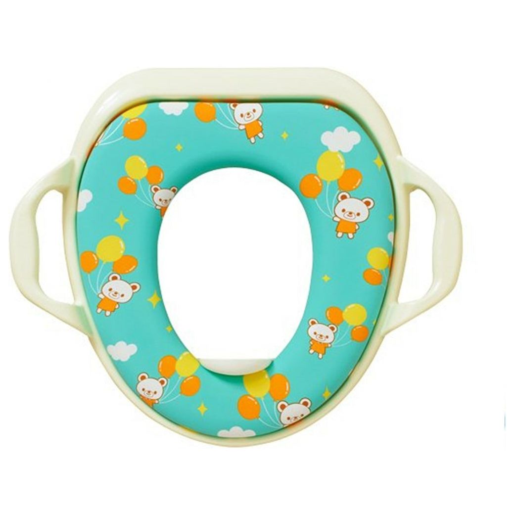 Smart Angel Soft Potty Seat With Handle + Hand Puppet Toy (Lion)