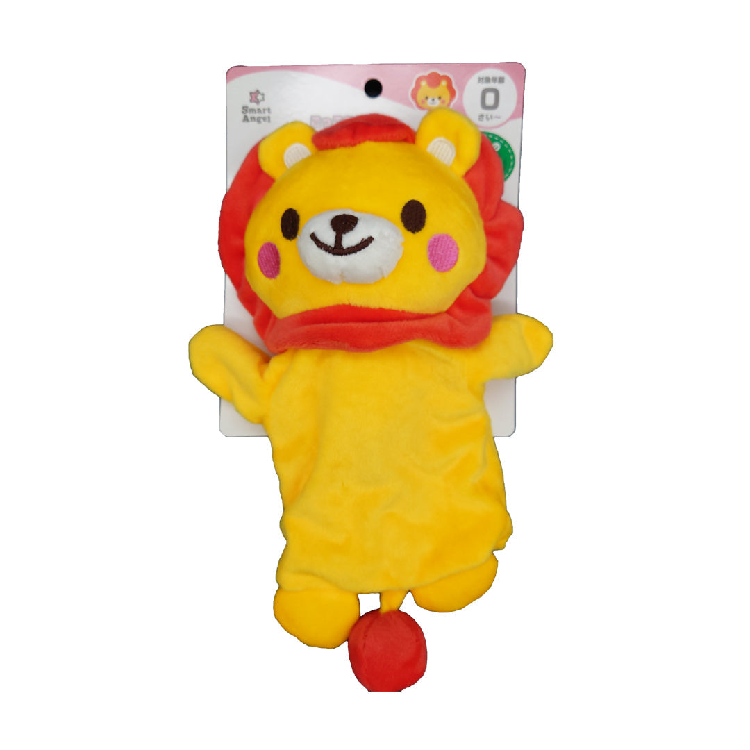 Smart Angel Soft Potty Seat With Handle + Hand Puppet Toy (Lion)