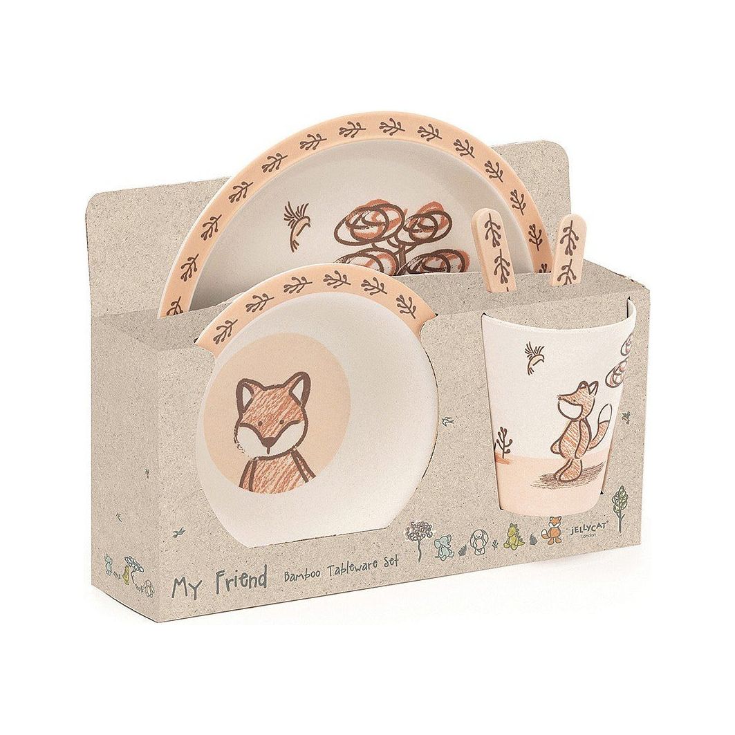 JellyCat My Friend Fox Bamboo Set | Little Baby.