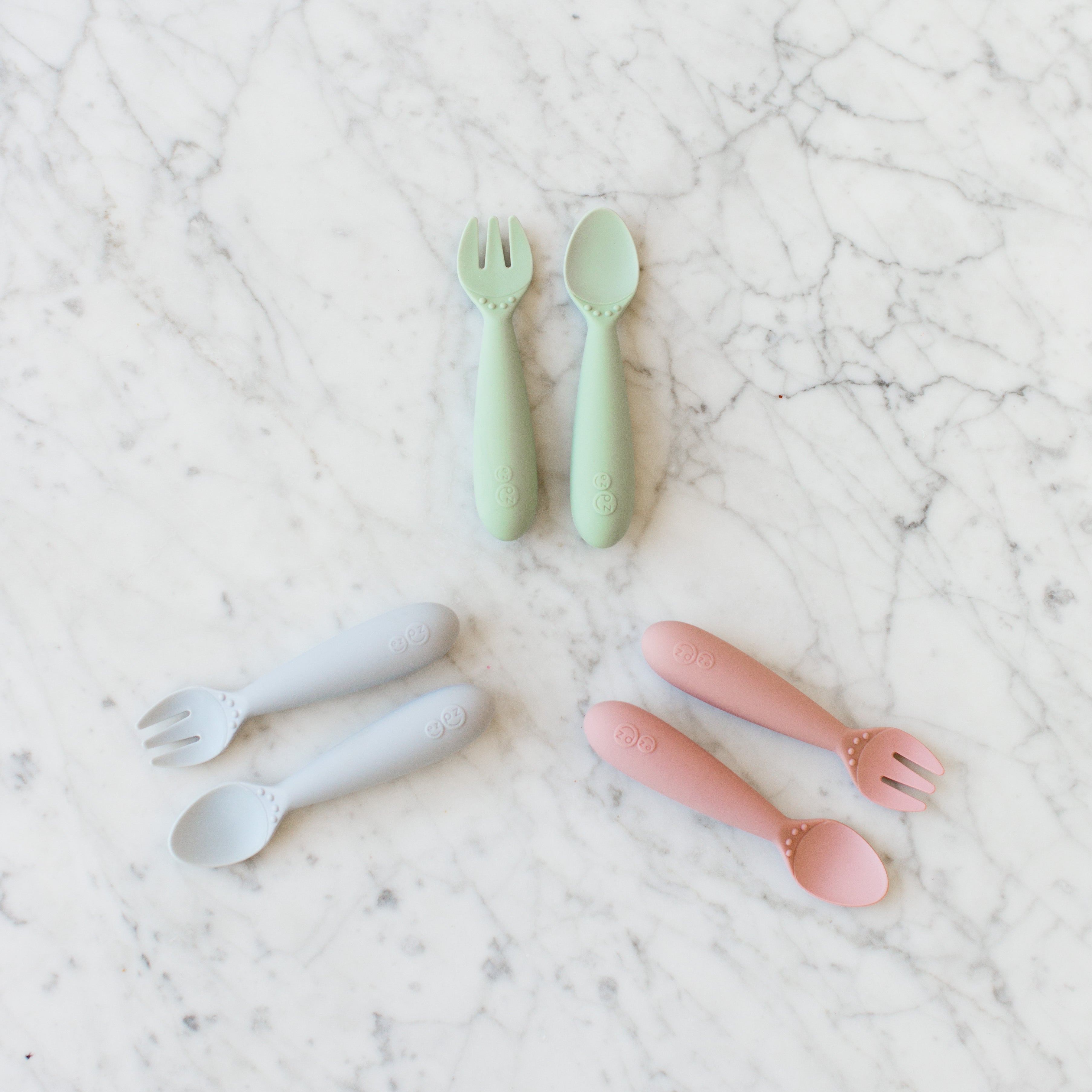 ezpz Mini Utensils (8 Colours) | Little Baby.