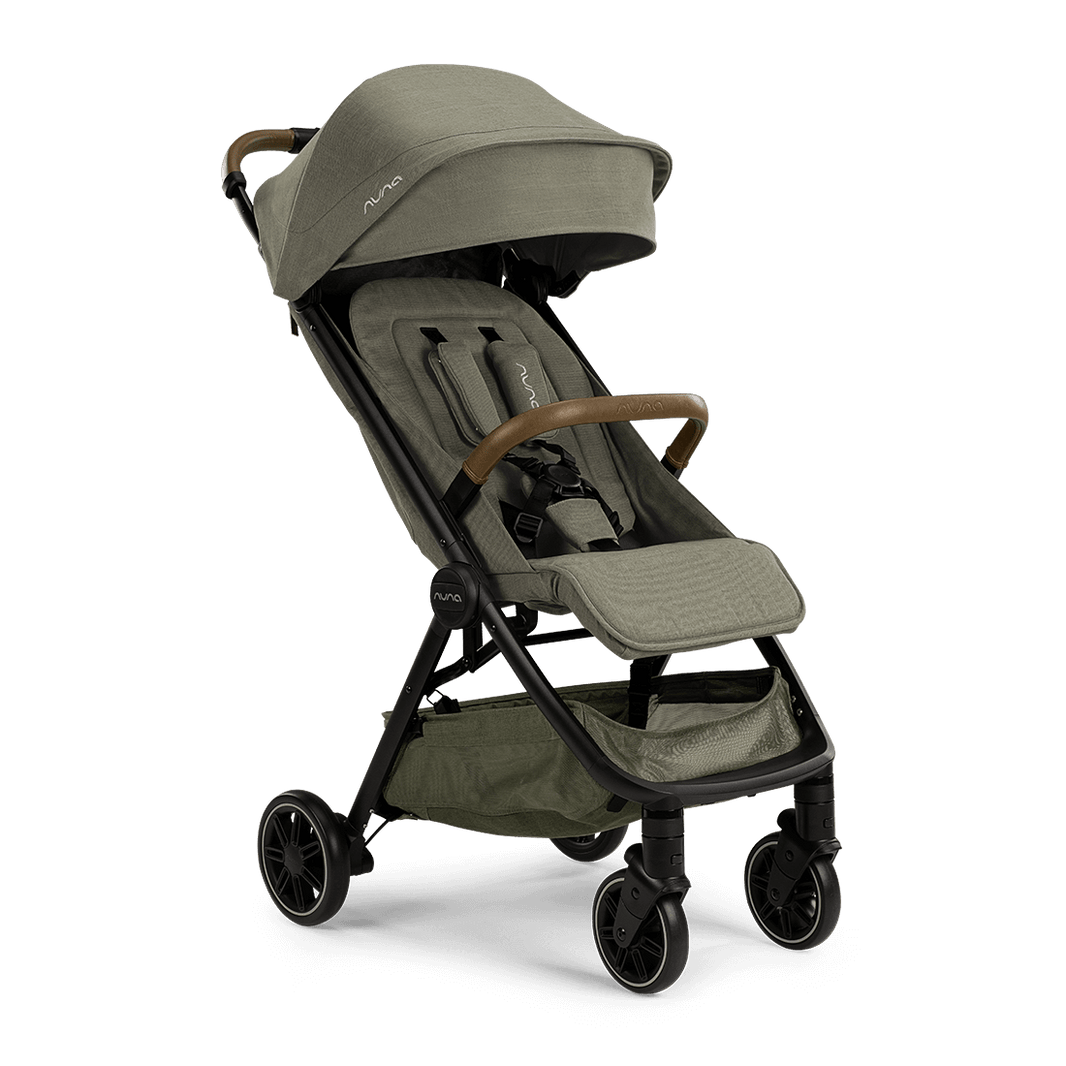 Nuna Trvl Stroller- Pine (w/ rain cover & travel bag)