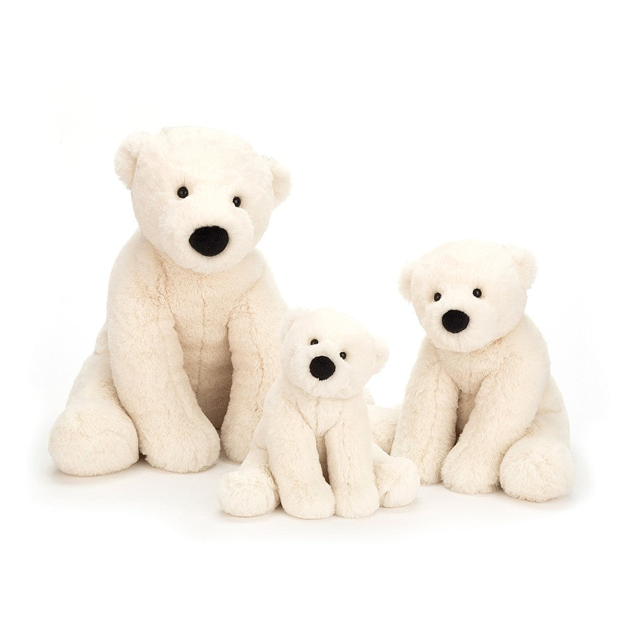 JellyCat Perry Polar Bear - Medium H26cm | Little Baby.