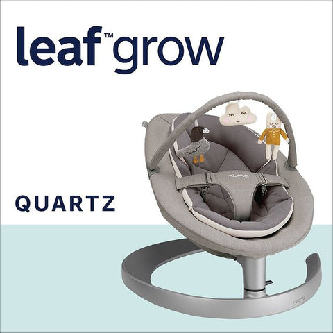 Nuna LEAF™ Grow with Toy Bar - Quartz (2021) | Little Baby.
