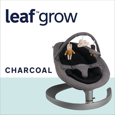 Nuna LEAF™ Grow with Toy Bar - Charcoal (2021) | Little Baby.