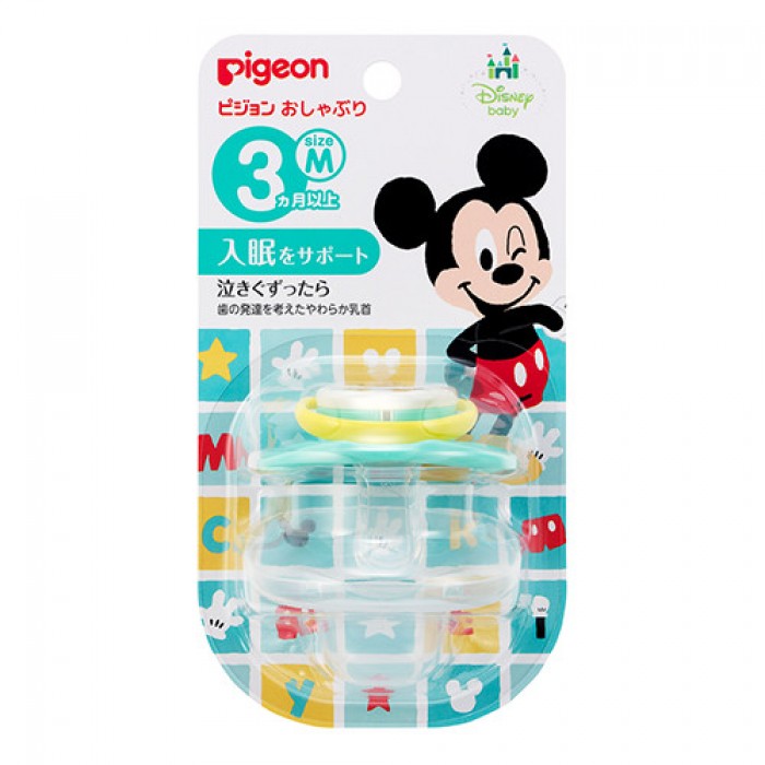 Pigeon Calming Soother M Size Mickey 3m+ | Little Baby.