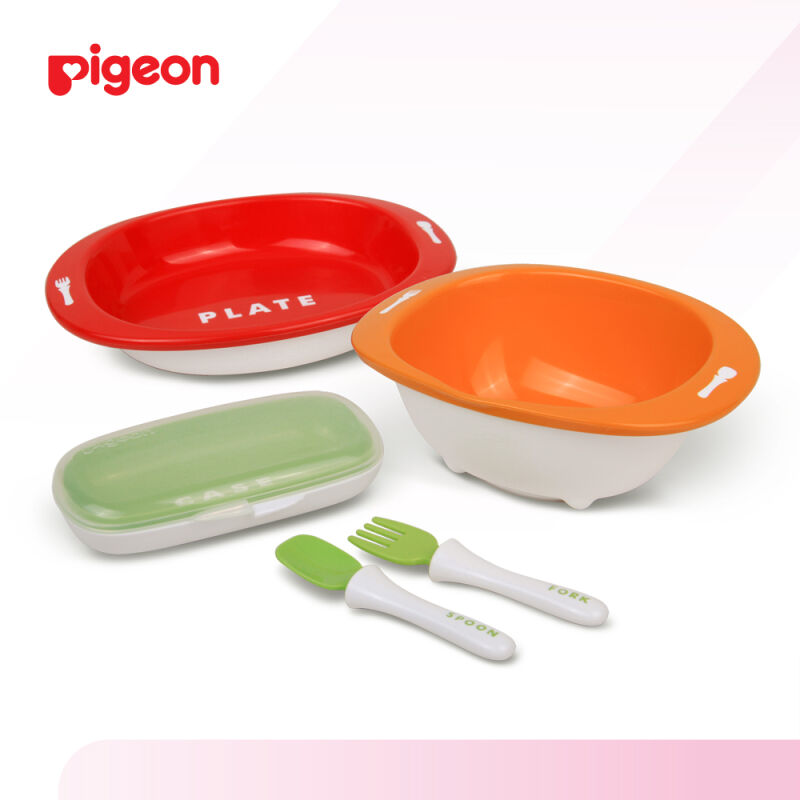 Pigeon Do It Myself Baby Cutlery Set | Little Baby.