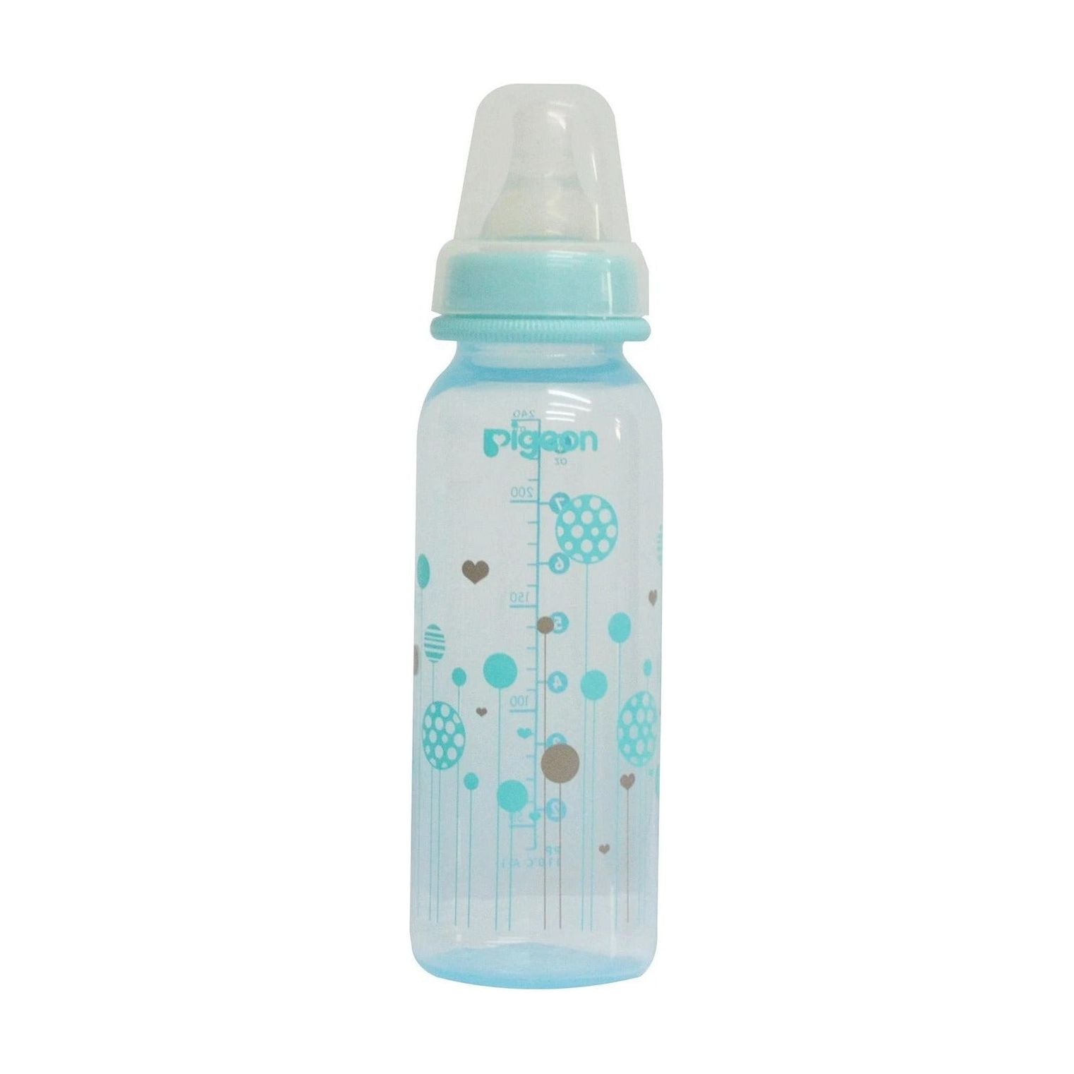 Pigeon Flexible Peristaltic Nipple Clear RPP 240ml-M-Blue | Little Baby.