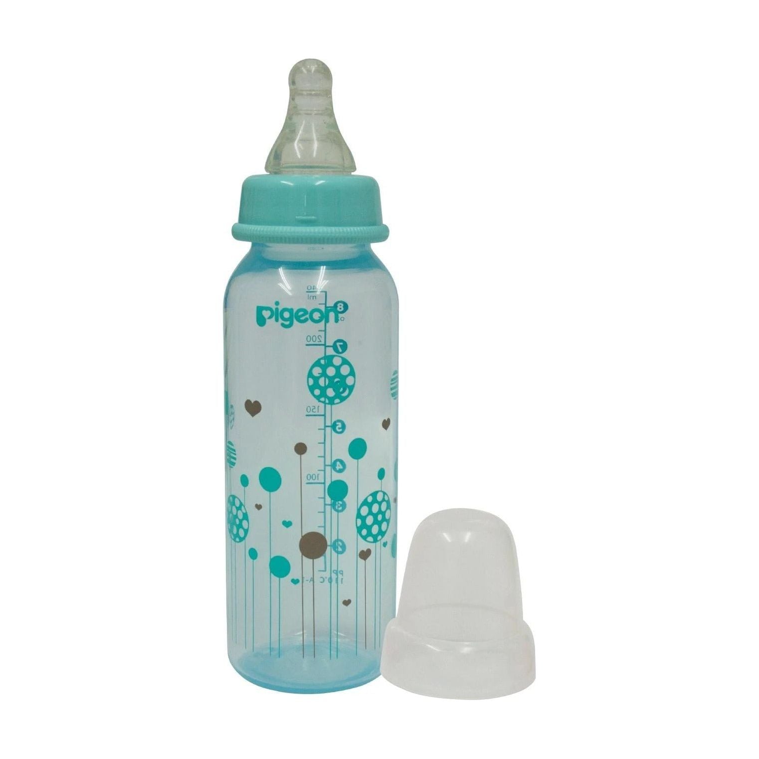 Pigeon Flexible Peristaltic Nipple Clear RPP 240ml-M-Blue | Little Baby.