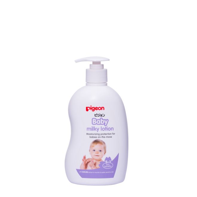 Pigeon Sakura Baby Milky Lotion (500ml) | Little Baby.