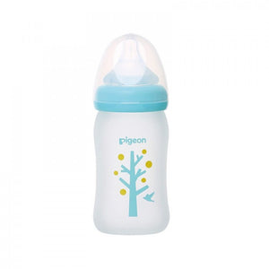 Pigeon SofTouch Silicone Coating Nursing Bottle - 160ml (Tree) | Little Baby.