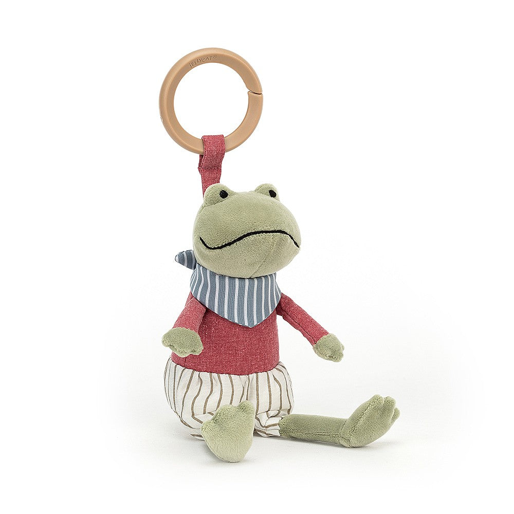 JellyCat Little Rambler Frog Rattle | Little Baby.