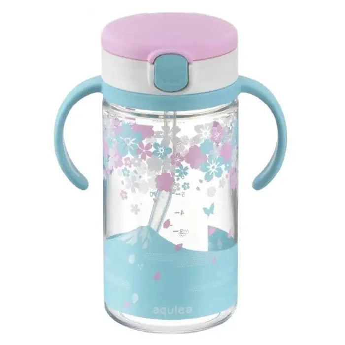 Richell Aqulea Clear Straw Bottle Mug (320ml)