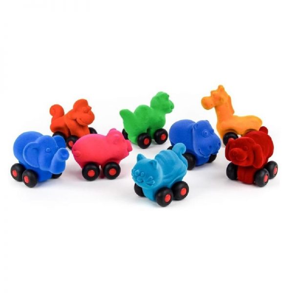 Rubbabu Eco Friendly Aniwheelies Animals | Little Baby.