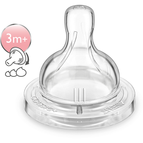 Philips AVENT Classic Silicone Teats Variable 3M+ SCF635/27 | Little Baby.