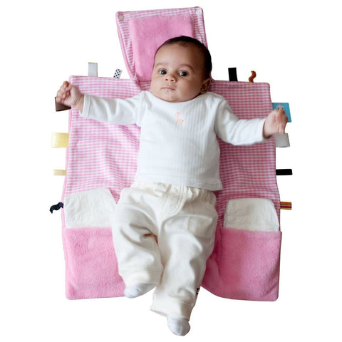 Snoozebaby Changing Pad - Easy Changing (Elephant Pink) | Little Baby.