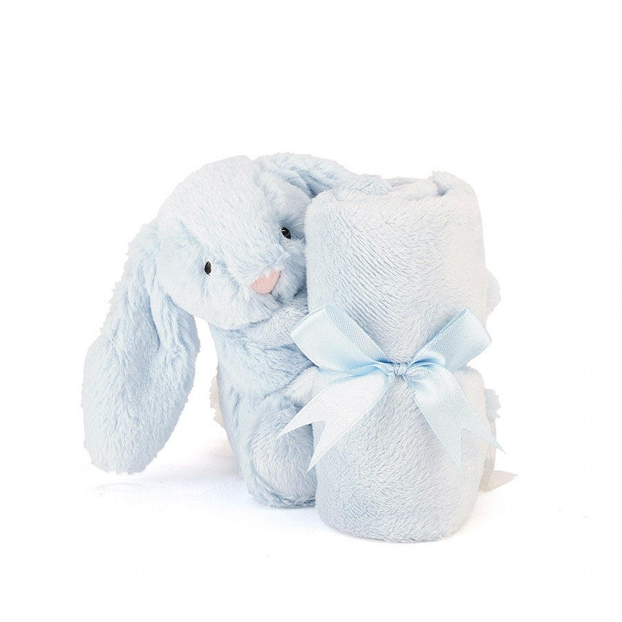 JellyCat Bashful Blue Bunny Soother | Little Baby.