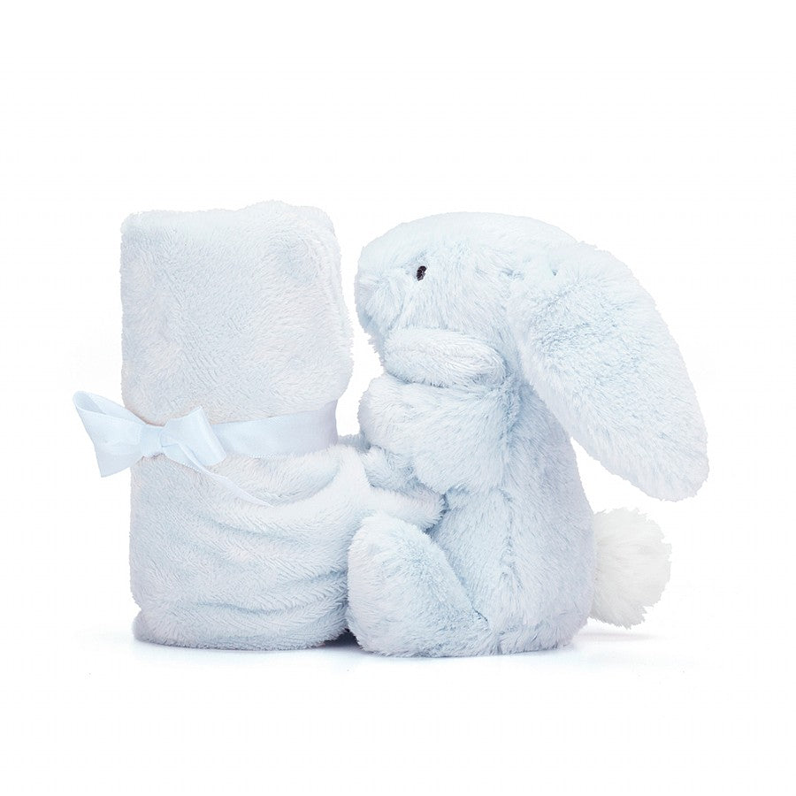 JellyCat Bashful Blue Bunny Soother | Little Baby.