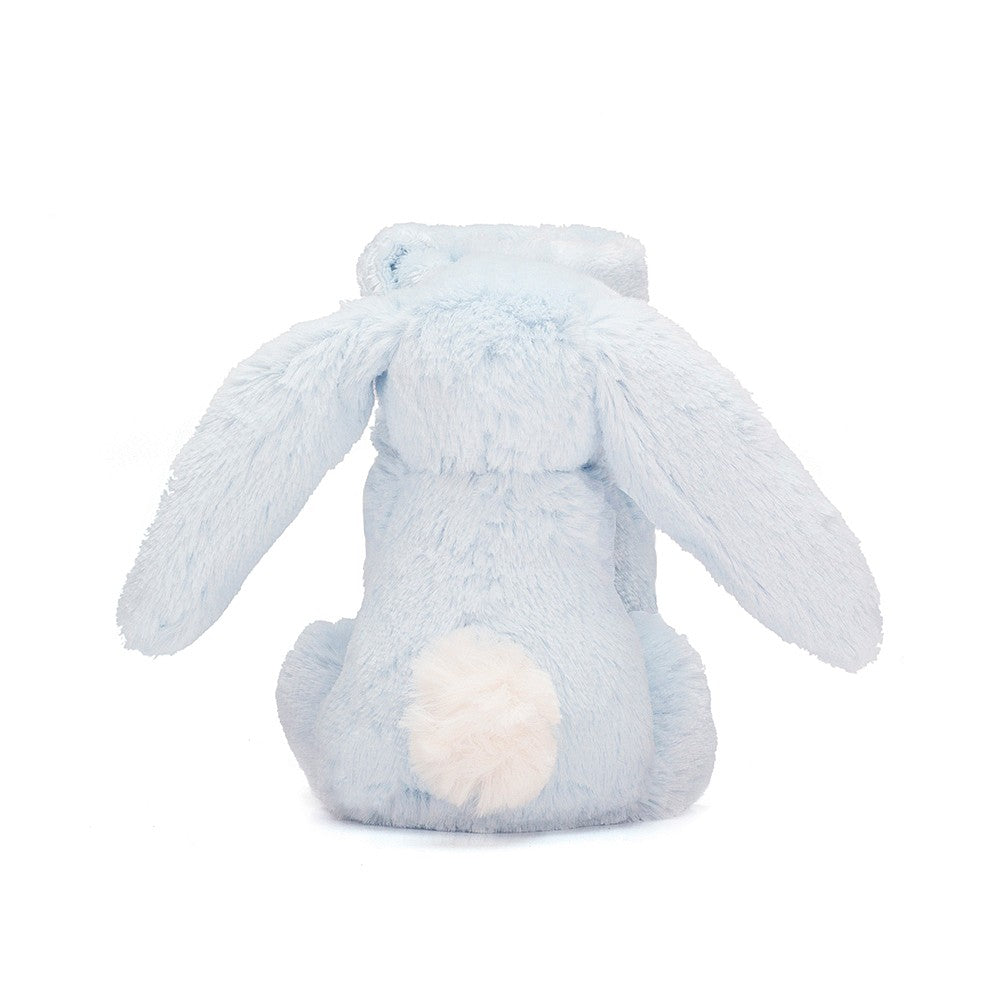 JellyCat Bashful Blue Bunny Soother | Little Baby.