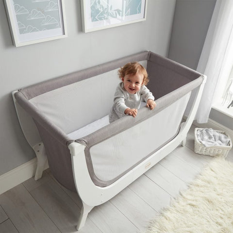 Shnuggle Air Cot Kit - Dove Grey | Little Baby.