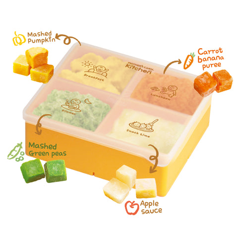 Mother's Corn Petit Smart Ecotainer Set + Silicone Freezer Cube | Kitchen Value Deal 10% OFF | Little Baby.