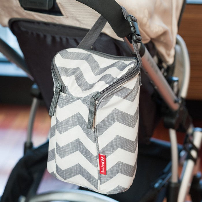 Skip Hop Double Bottle Bag - Chevron | Little Baby.