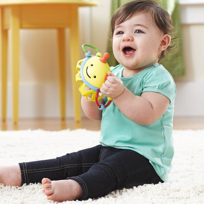 Skip Hop Explore & More Roll-Around Rattle - Bee | Little Baby.