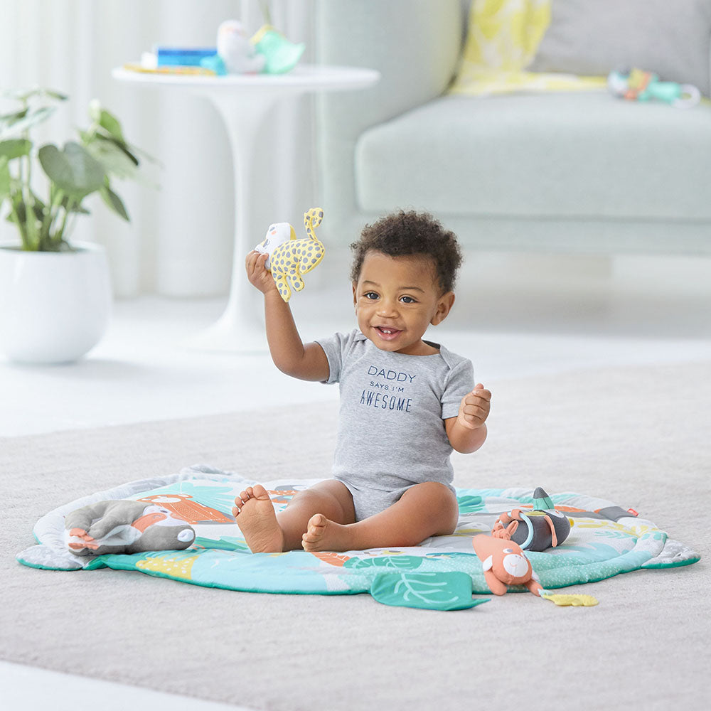 Skip Hop Tropical Paradise Activity Gym & Soother | Little Baby.