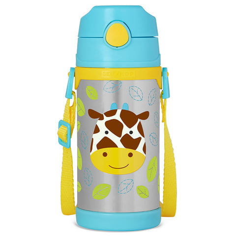 Skip Hop Zoo Insulated Stainless Steel Bottle - Giraffe | Little Baby.