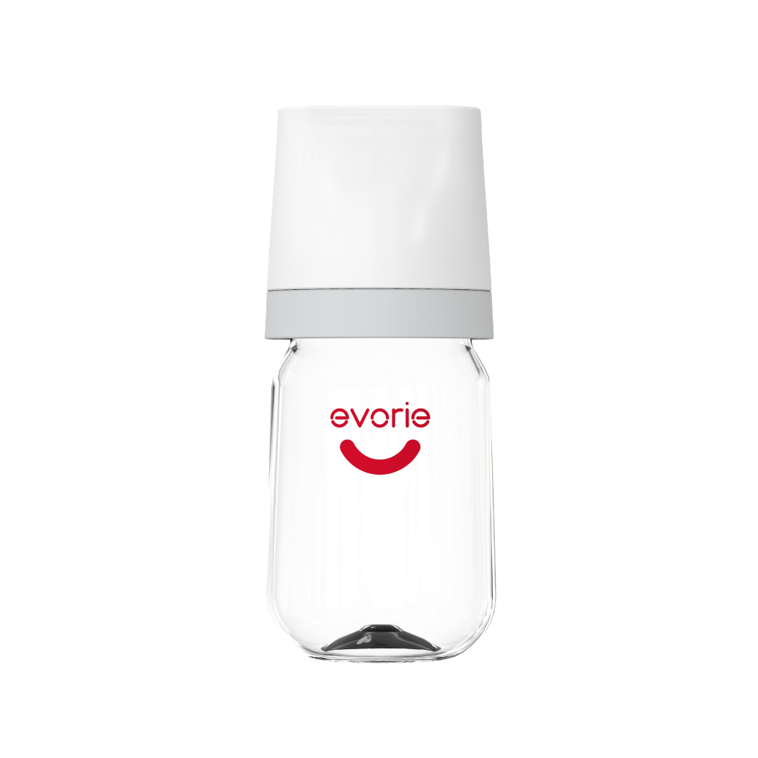 Evorie Tritan Wide-neck Baby Milk Feeding Bottle 160mL/5oz, Daisy