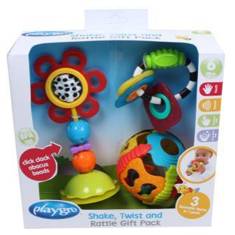 PlayGro Shake 'n' Rattle Gift Pack | Little Baby.