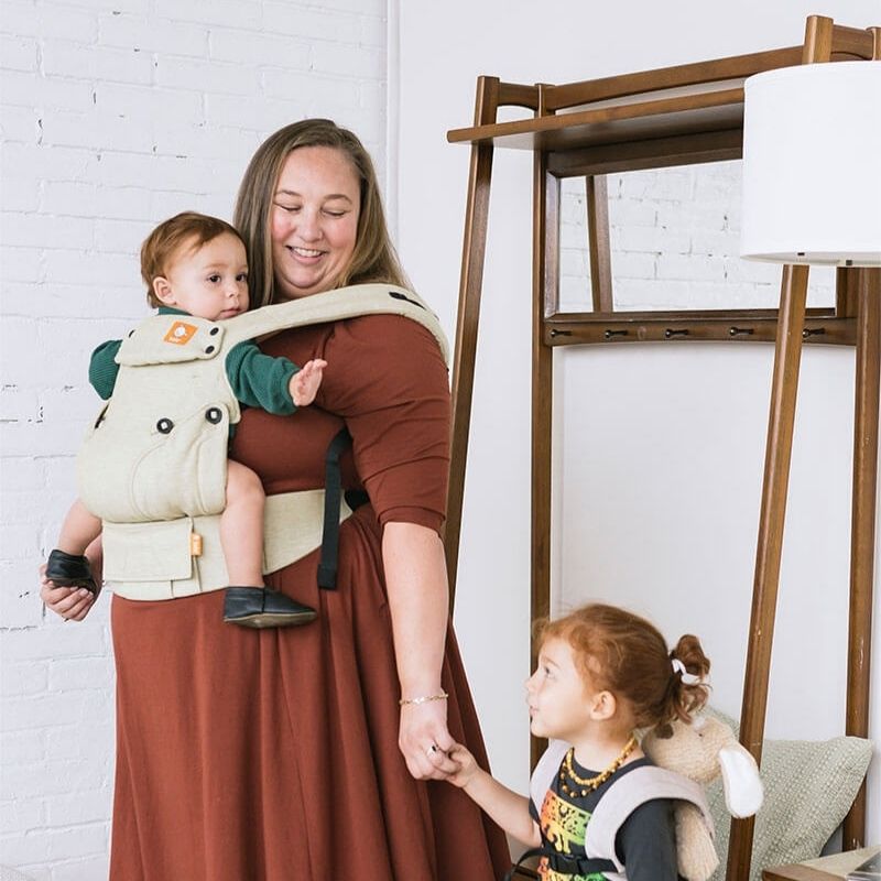 Tula Linen Explore Baby Carrier - Moss