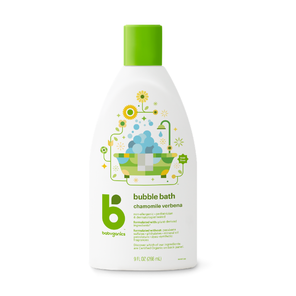 Babyganics Bubble Bath Chamomile Verbena - 266ml | Little Baby.