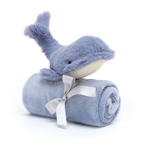 JellyCat Wilbur Whale Soother | Little Baby.